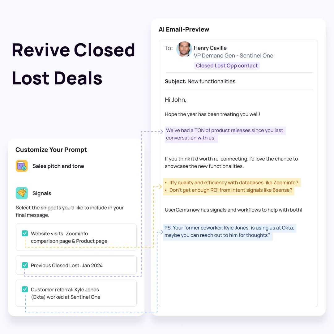 Using a basic Gem E sequence for closed/lost