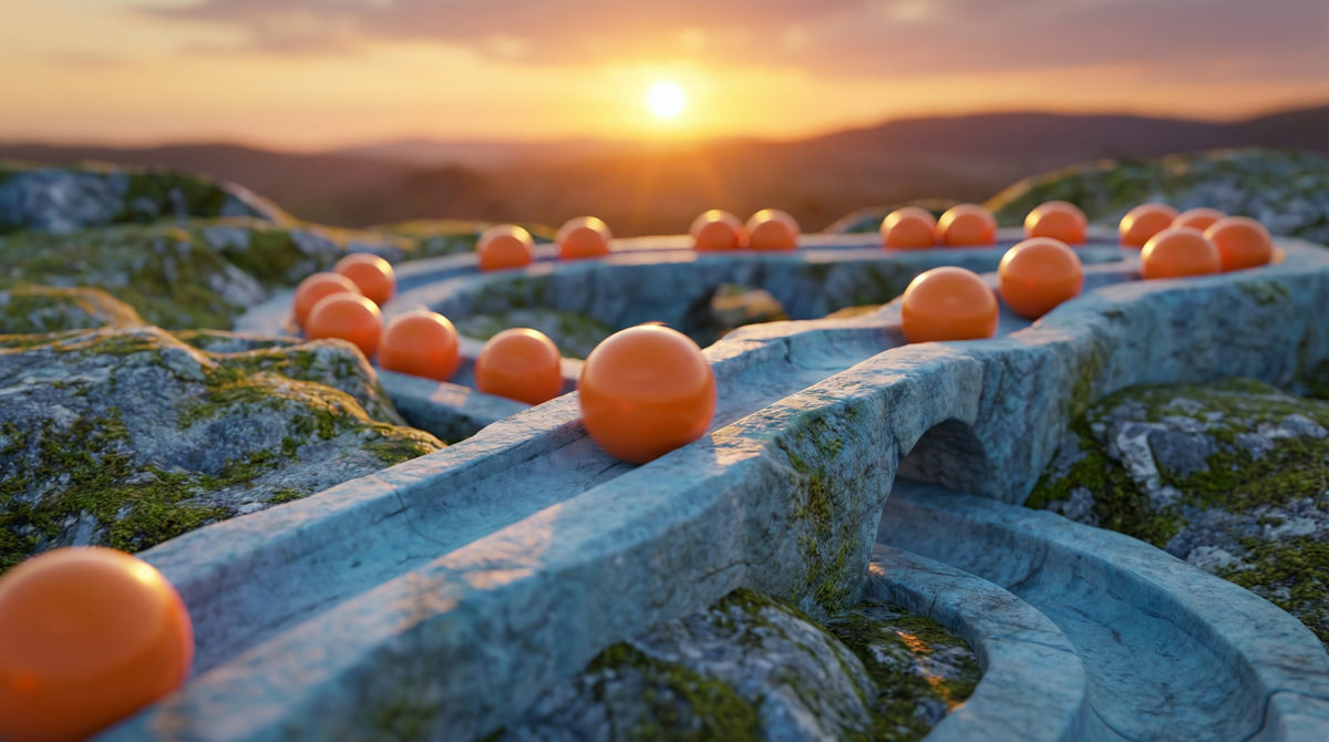 Abstrakcyjne przedstawienie stosu technologicznego narzędzi marketingowych