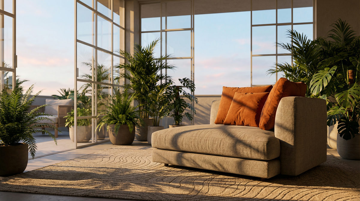 Konceptualna waga równoważąca sferę inspiracji i sześcian intencji zakupowej