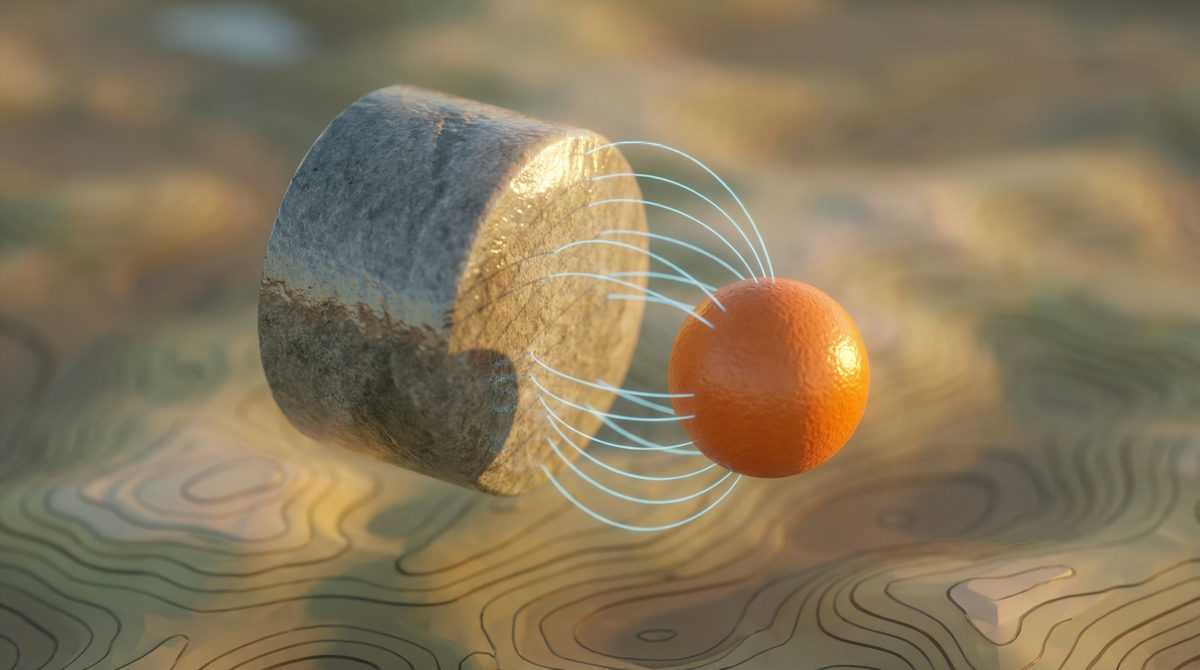 Wykres wzrostu stylizowany na mapę topograficzną pokazujący wysoki zwrot z inwestycji