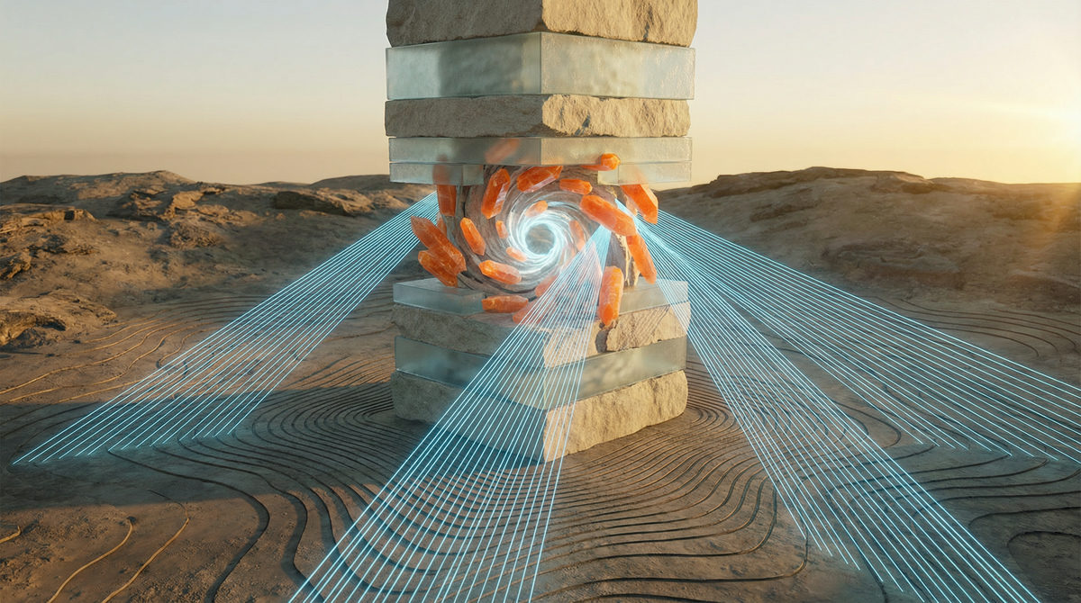 Abstrakcyjna wizualizacja umowy i bezpiecznej współpracy prawnej