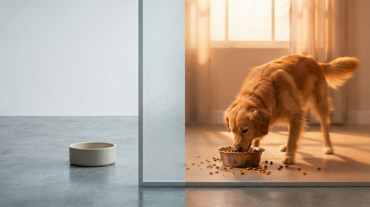 Kulisy domowej produkcji wideo telefonem na statywie nagrywającym kota