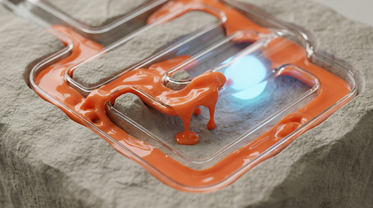 Abstrakcyjna wizualizacja reklam wideo w mediach społecznościowych wykorzystujących opinie