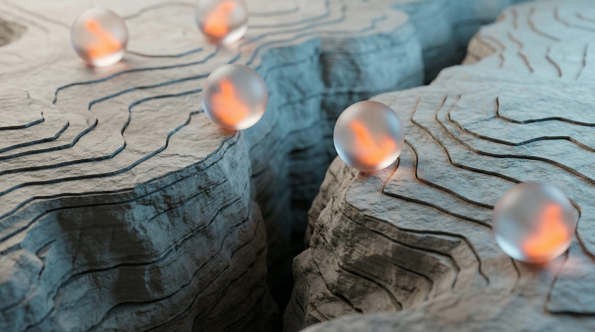 Artystyczna wizualizacja społeczności internetowej wokół marki, symbolizująca lojalność i zaangażowanie