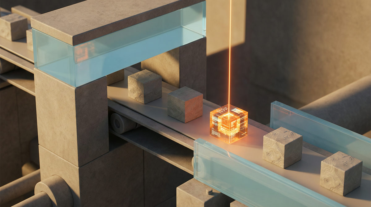 Wykresy słupkowe wyrastające z topograficznego krajobrazu, reprezentujące wzrost kosztów i wyników reklamowych