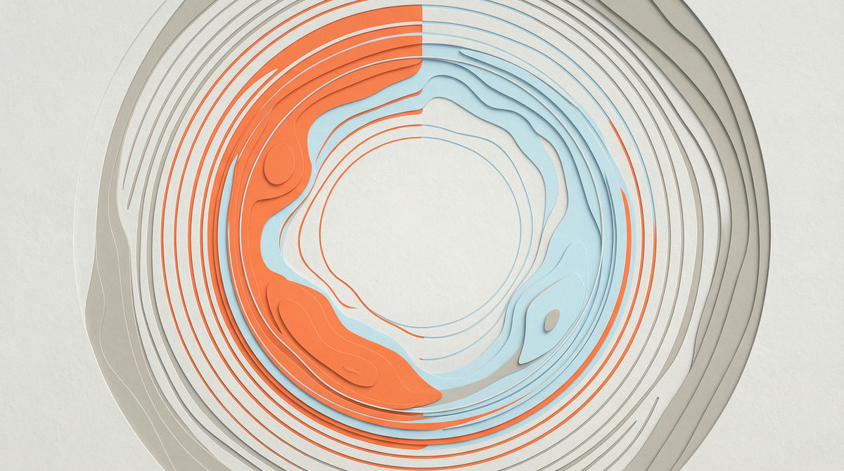 Wizualizacja cyklicznego procesu zakupowego suplementów diety w nowoczesnym stylu topograficznym.