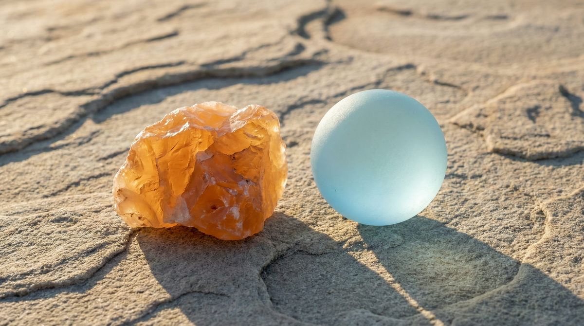 Dwa pasujące do siebie elementy układanki symbolizujące synergię strategii hybrydowej.