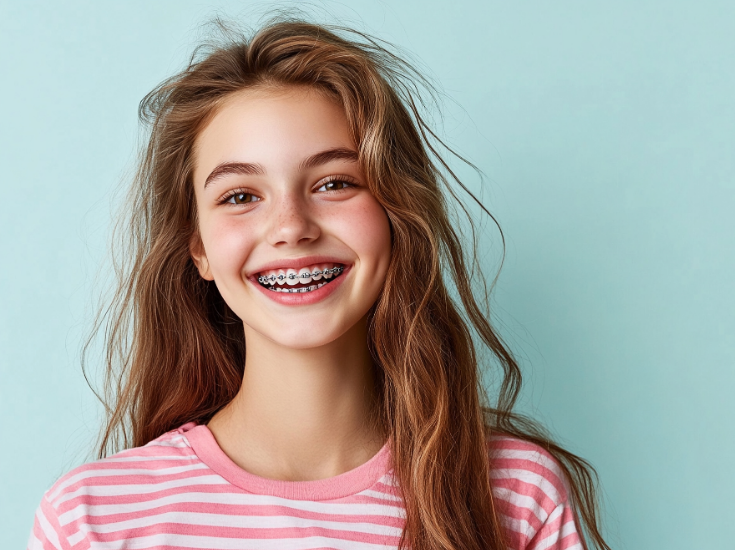Downtown Nashua, NH riverfront and bridge reflecting in water.