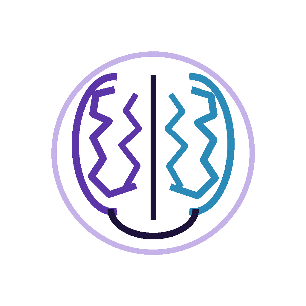 Brain icon representing neuroscience