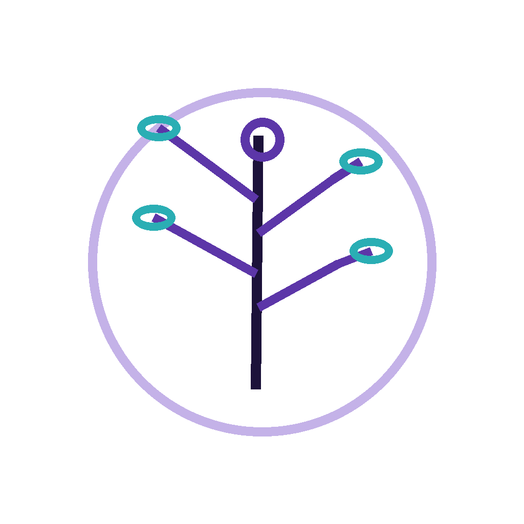 Leaf icon representing healing and release
