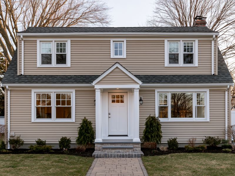 Second floor addition with brown exterior on an Ottawa home