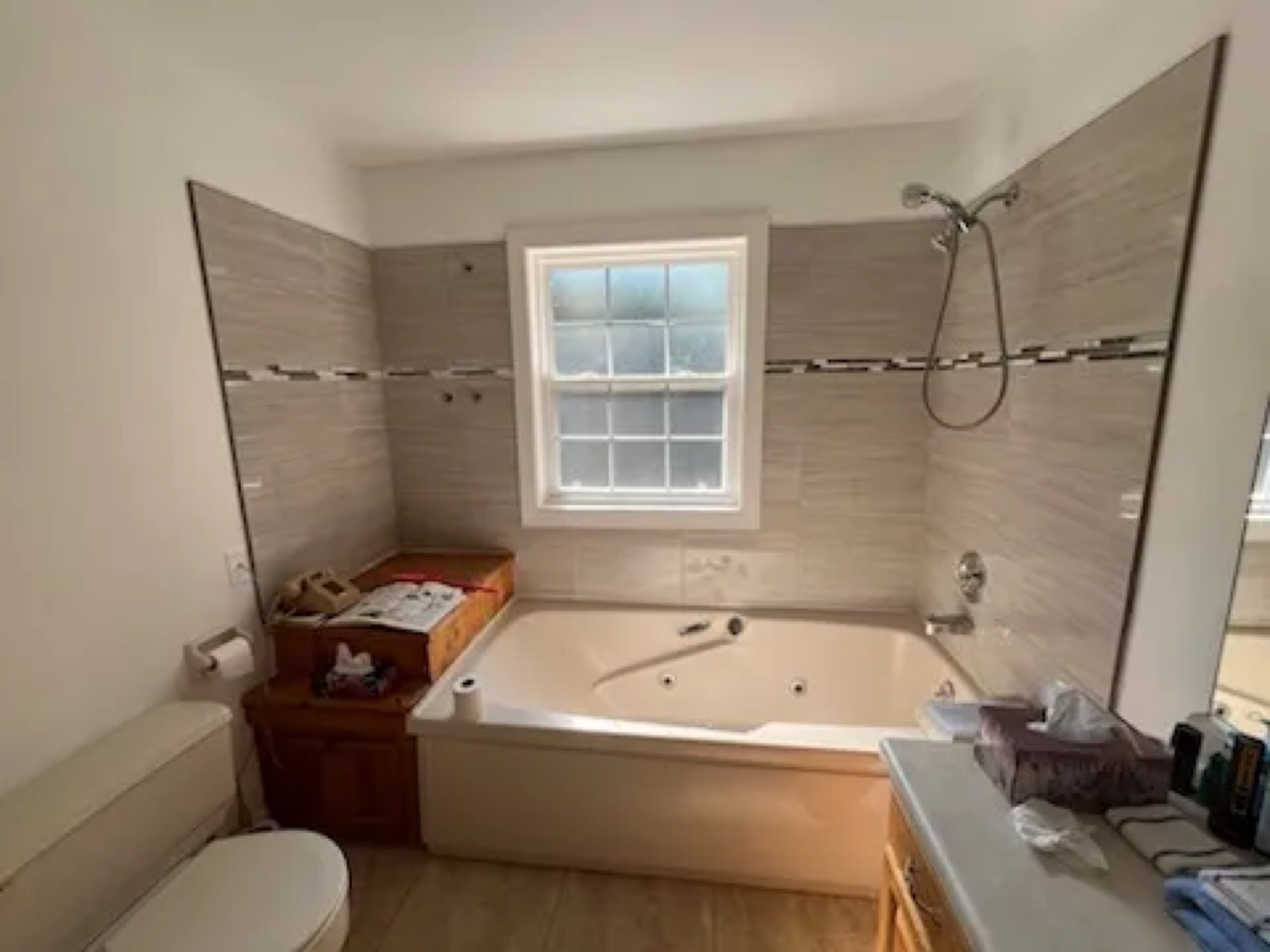 Modern Luxury Ensuite, before photo 3
