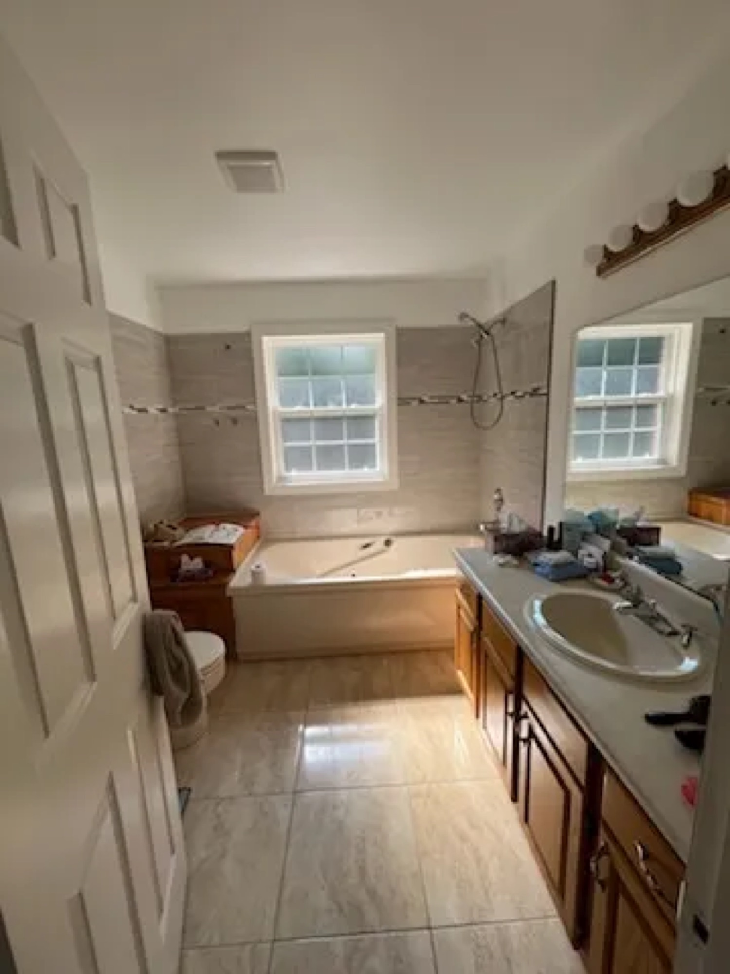 Modern Luxury Ensuite, before photo 2