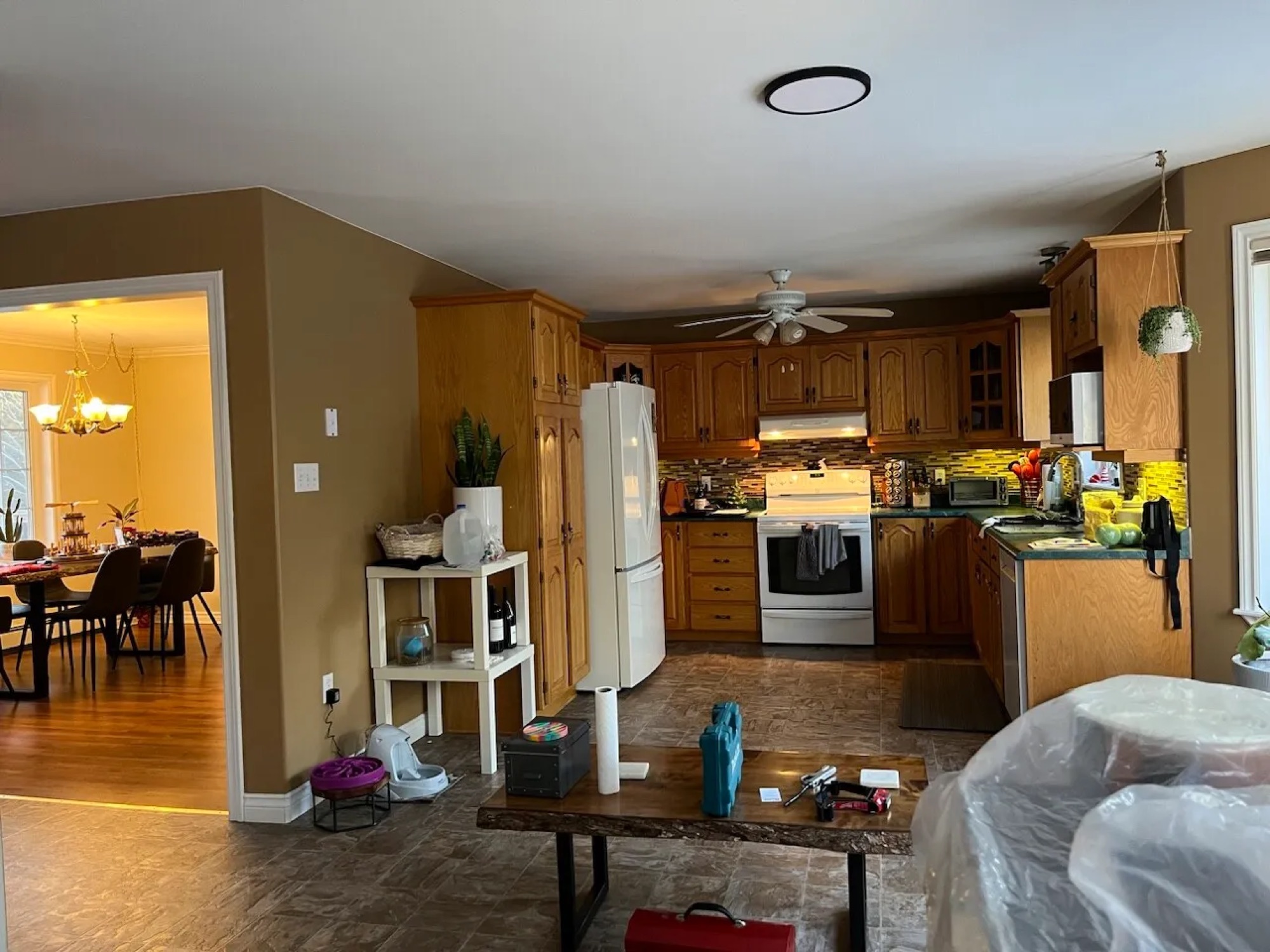 Open Concept Kitchen, before photo 3