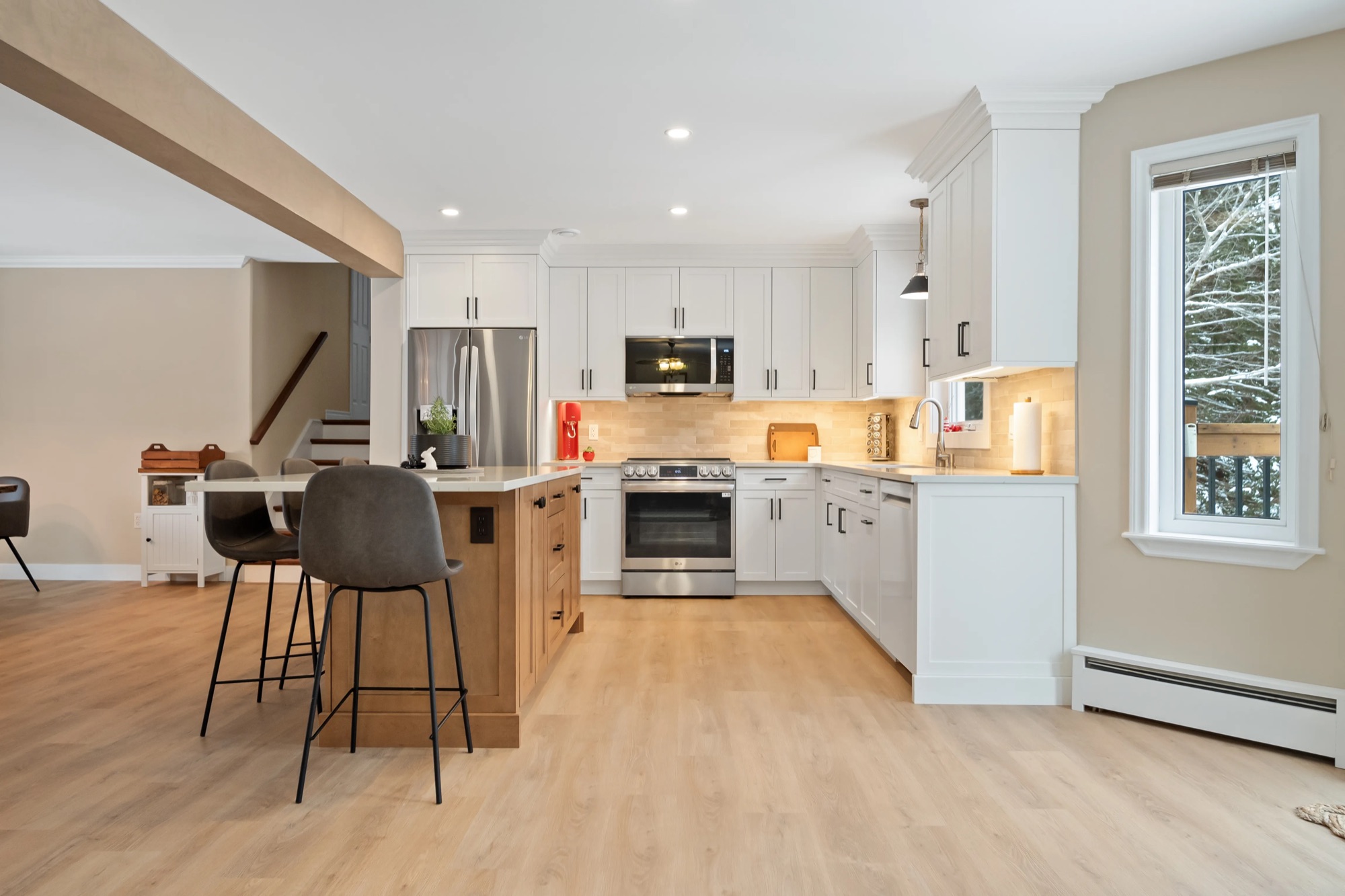 Open Concept Kitchen, finished photo 2
