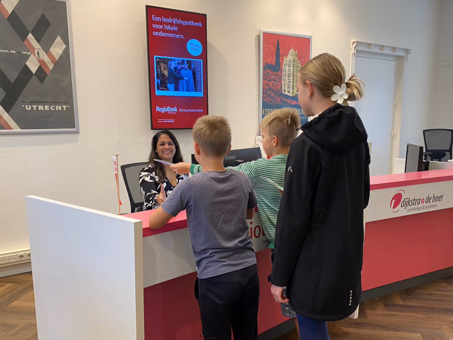 Kinderen sparen bij de RegioBank