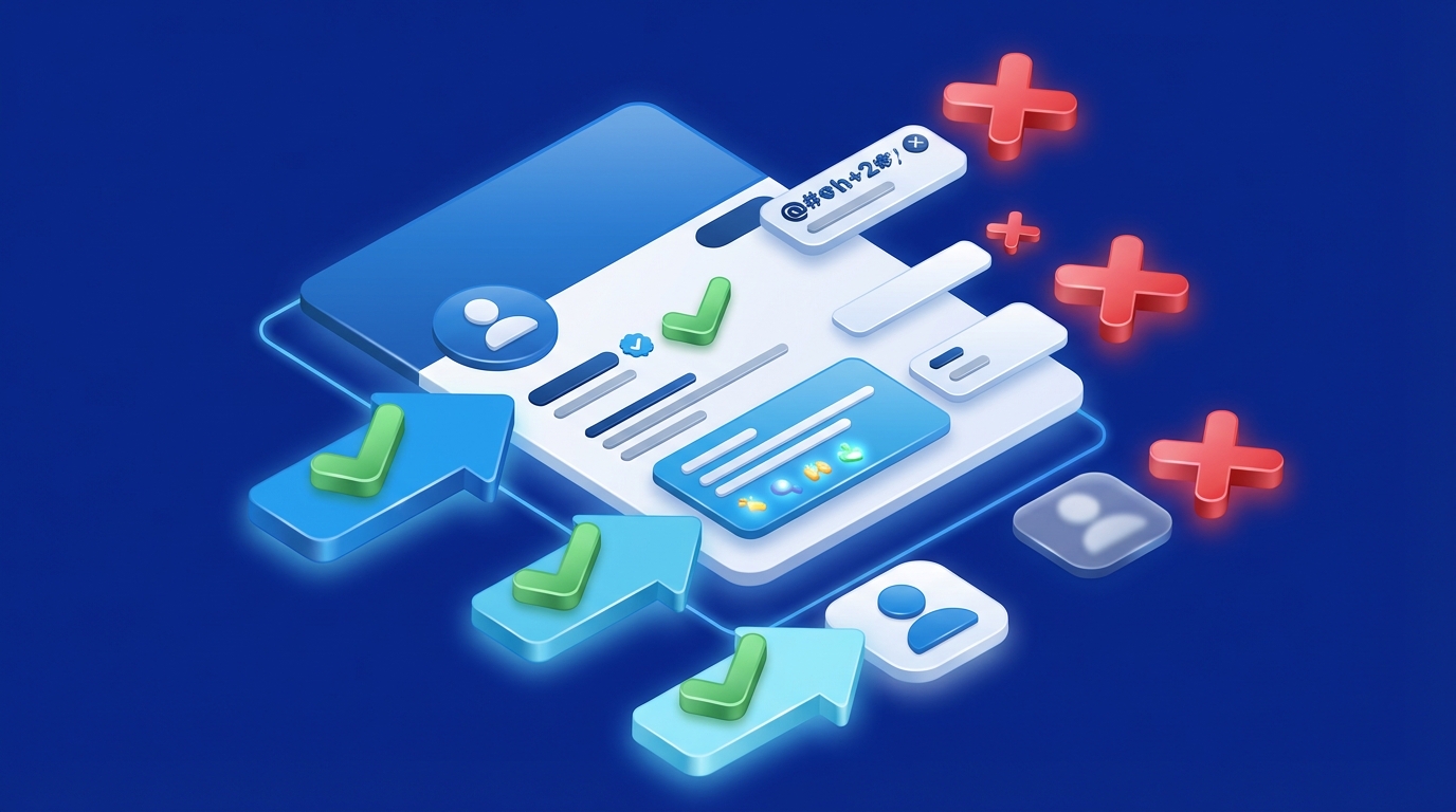 Anatomy of a Twitter handle with best practices