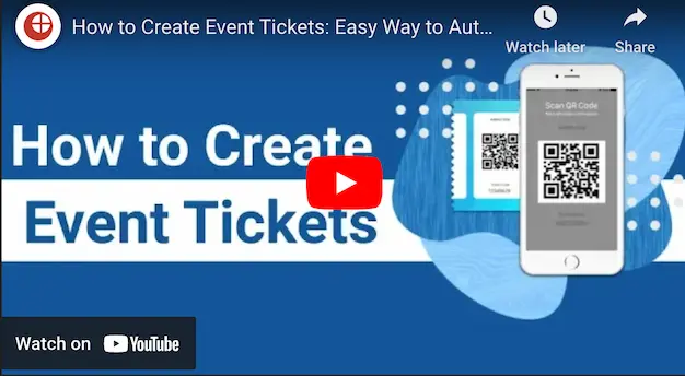 Create Event Tickets Image