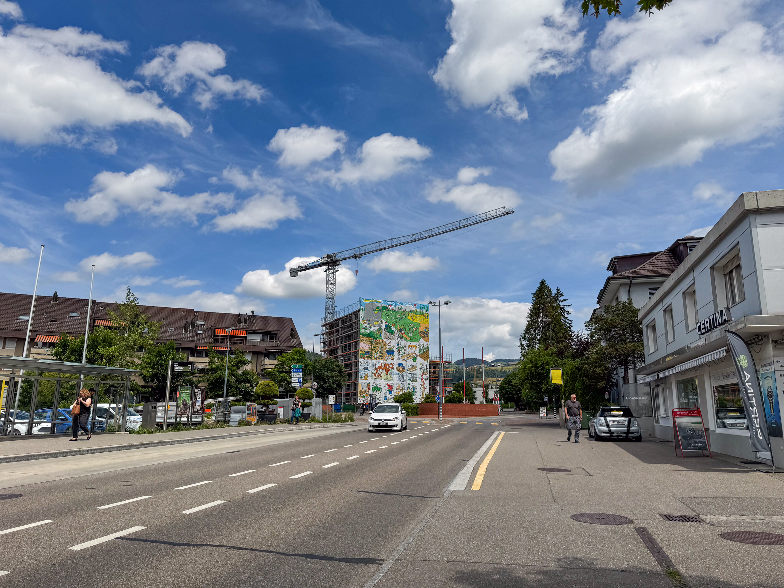 Gerüste für Neubauten