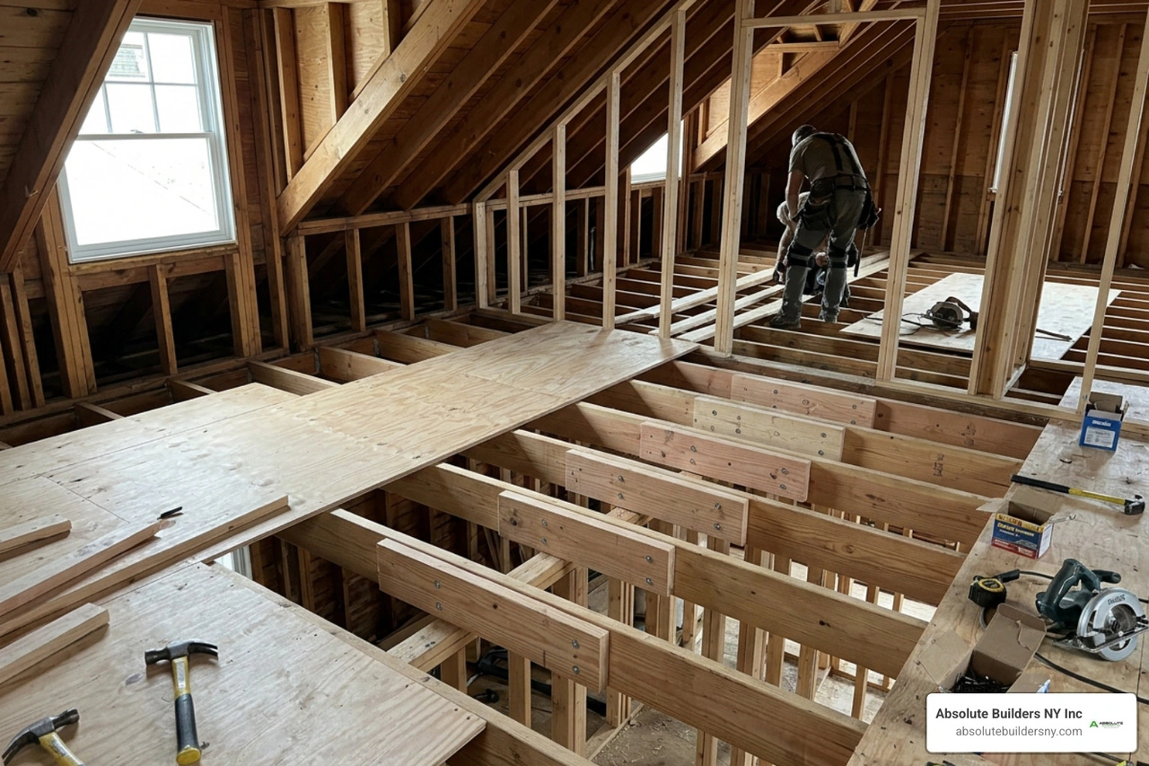 framing and subfloor structural reinforcement