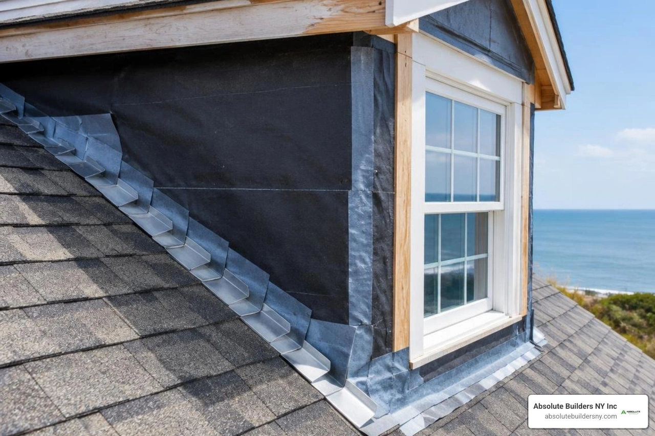 flashing details and weather-resistive barriers on a shed dormer flashing details and weather-resistive barriers on a shed dormer