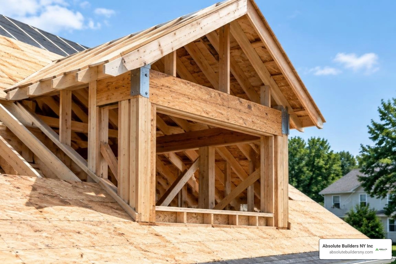 dormer roof framing and header structural reinforcement dormer roof framing and header structural reinforcement
