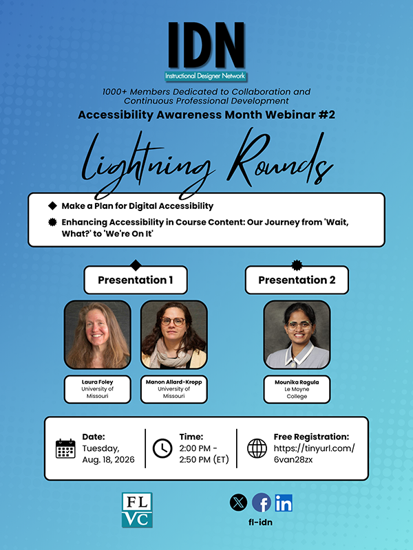 August 18, 2026 IDN Webinar
