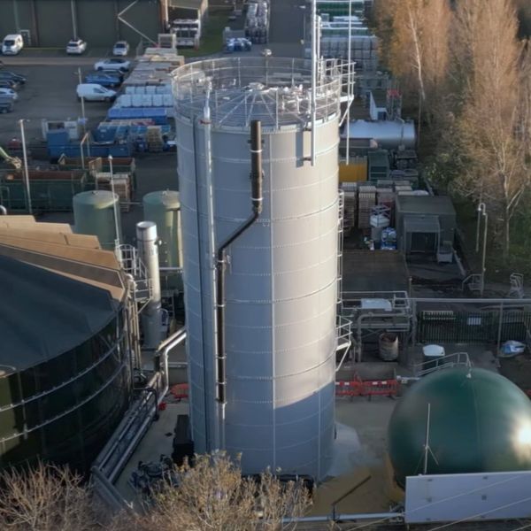 Plant operators maintaining AD plant