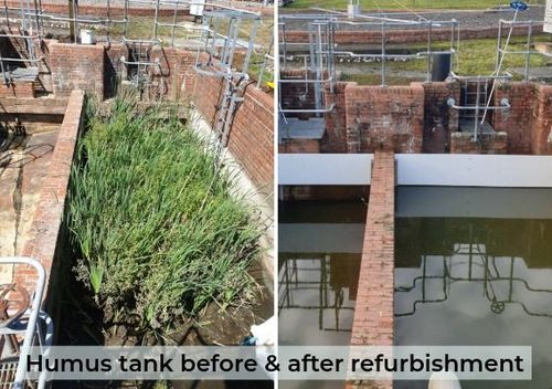 Refurbishment of a long-idle client wastewater treatment plant