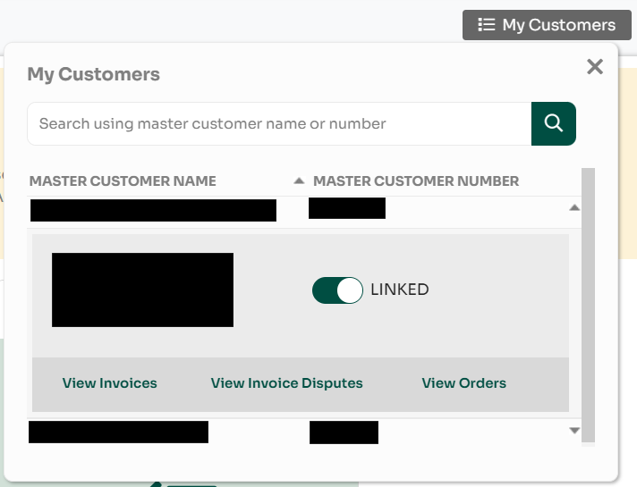 My Customers Expanded