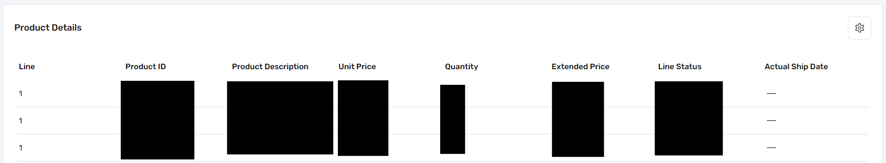 Product Details Section