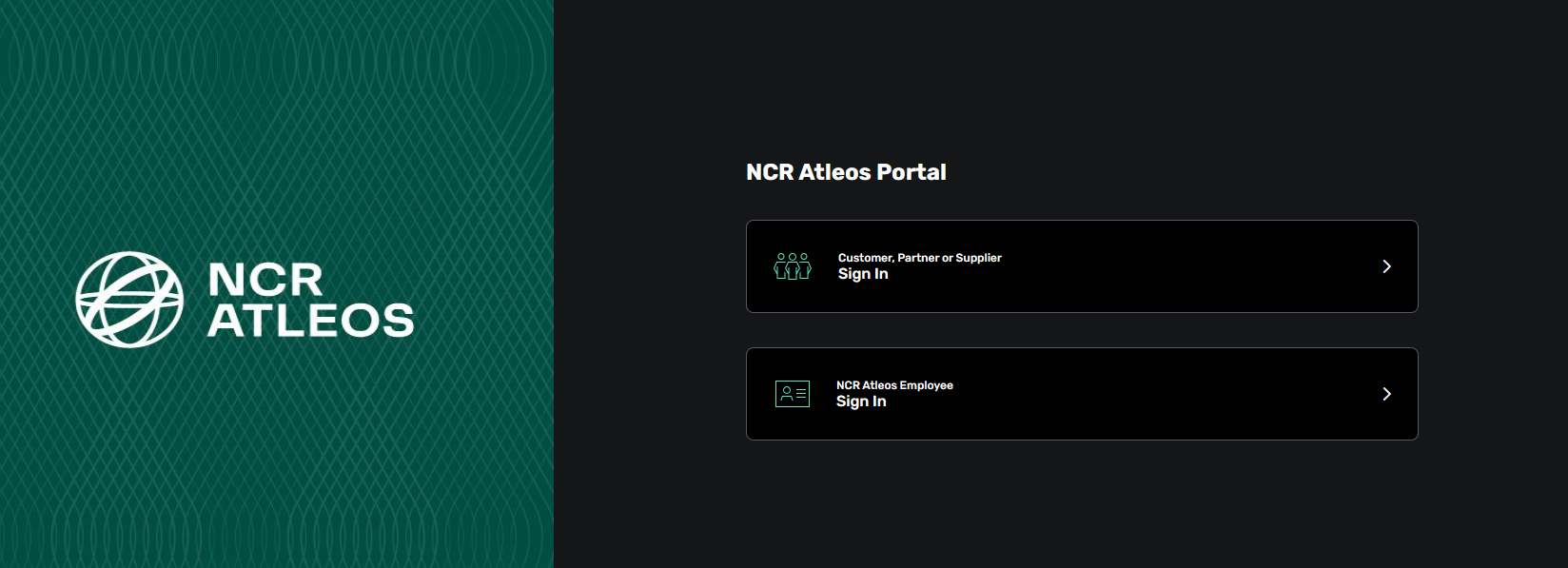 MyNCR Login Selection