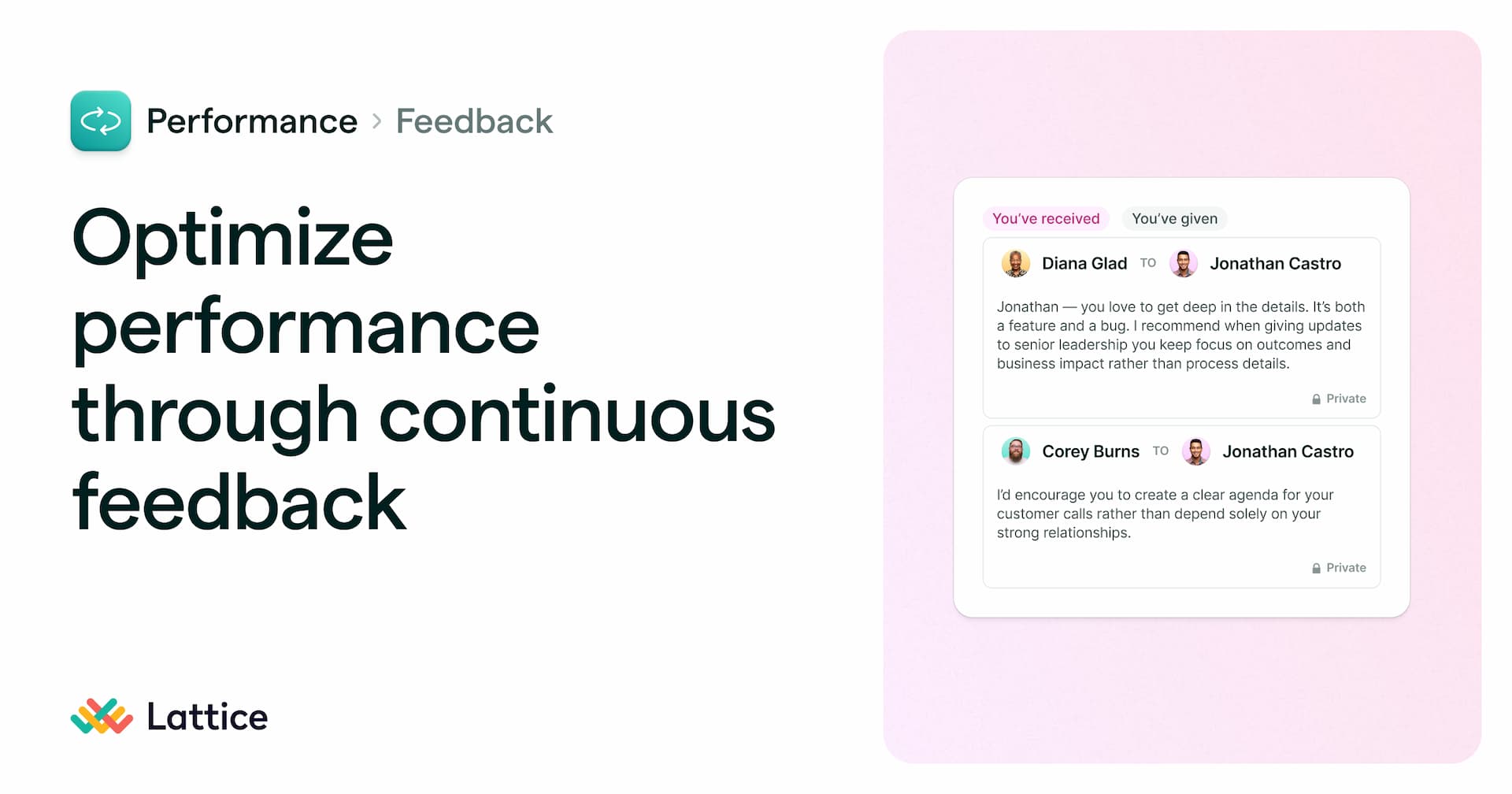 Employee Feedback Software | Lattice People Management Platform