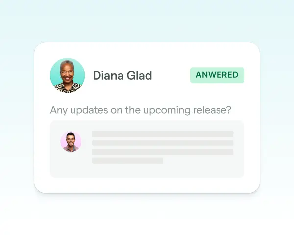 UI of Lattice Q&A