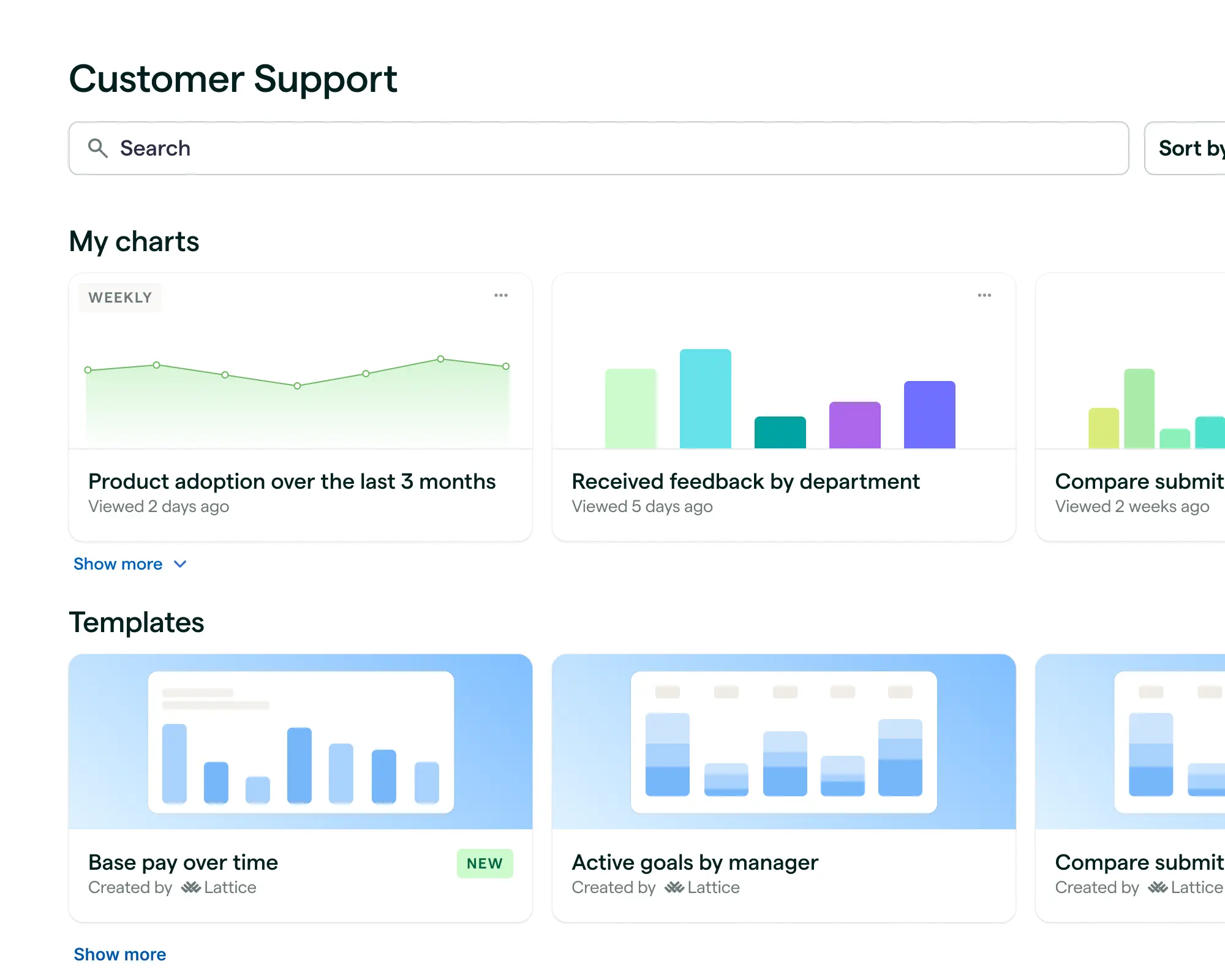 Lattice Analytics product feature hero image.
