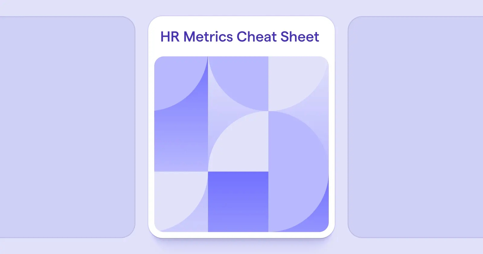 A thumbnail of the HR metrics cheat sheet.