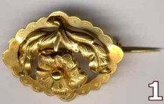 old brooches - how to use long pin