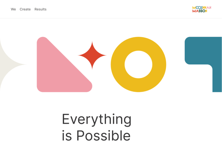 Website screenshot McClennan Masson