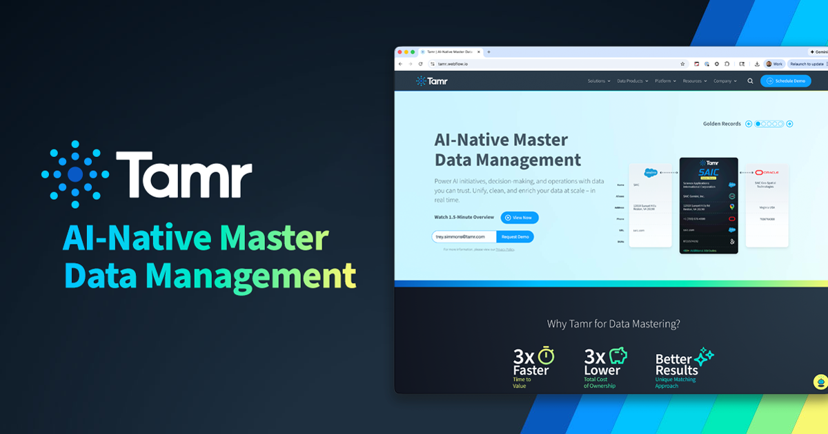 Tamr | AI-Native Master Data Management