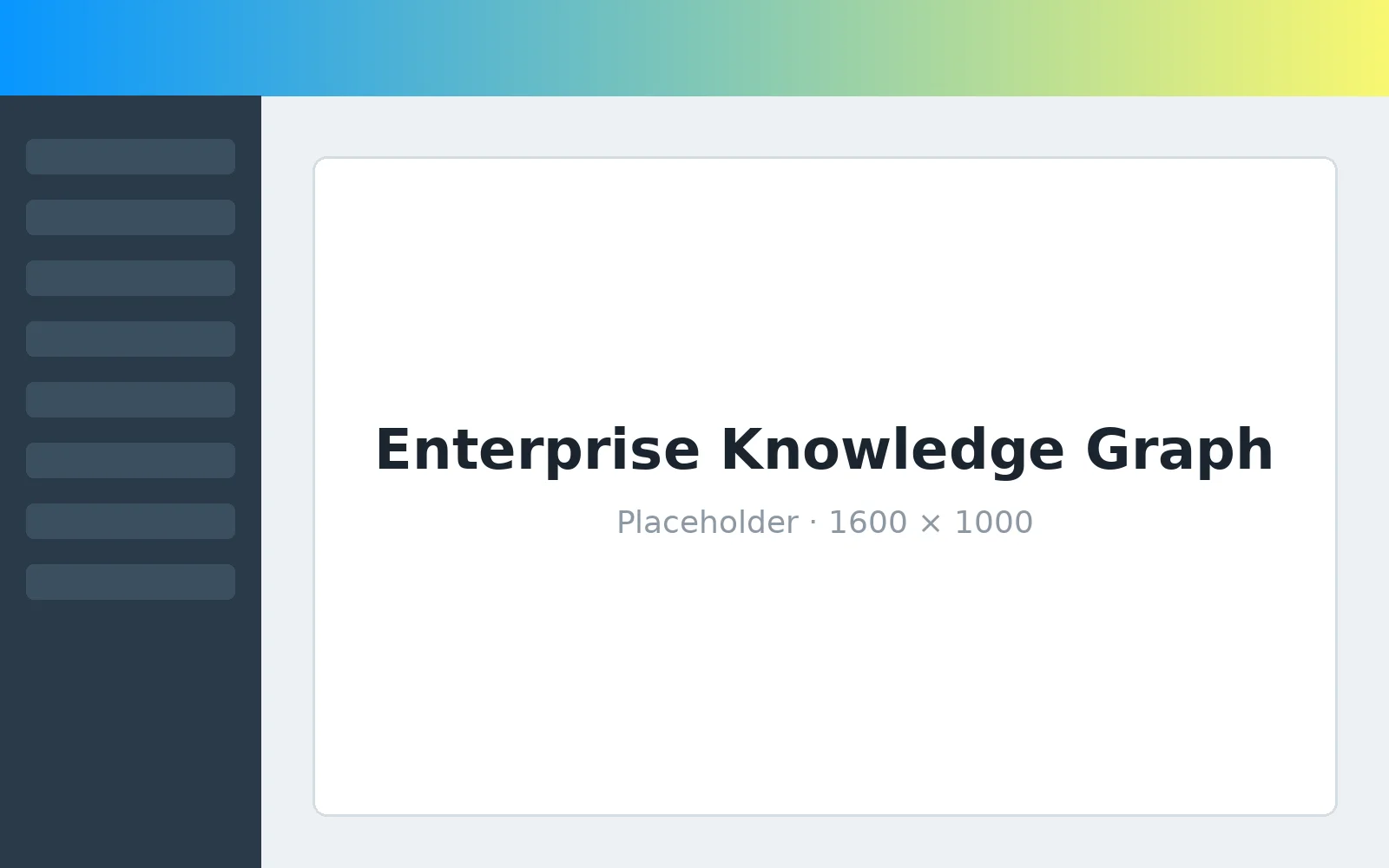 Tamr enterprise knowledge graph view
