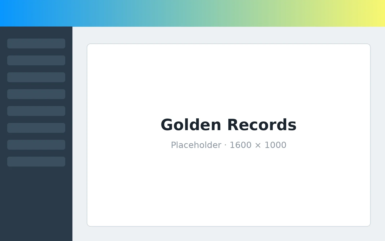 Tamr golden records view