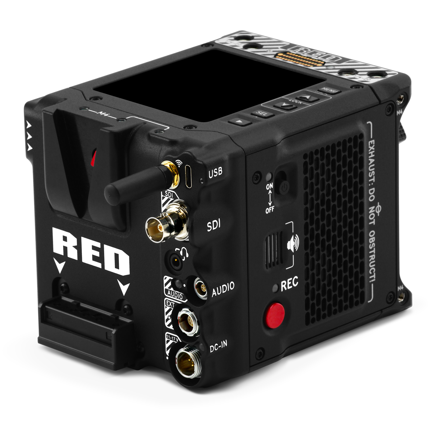 Built-in Micro V-Lock Power