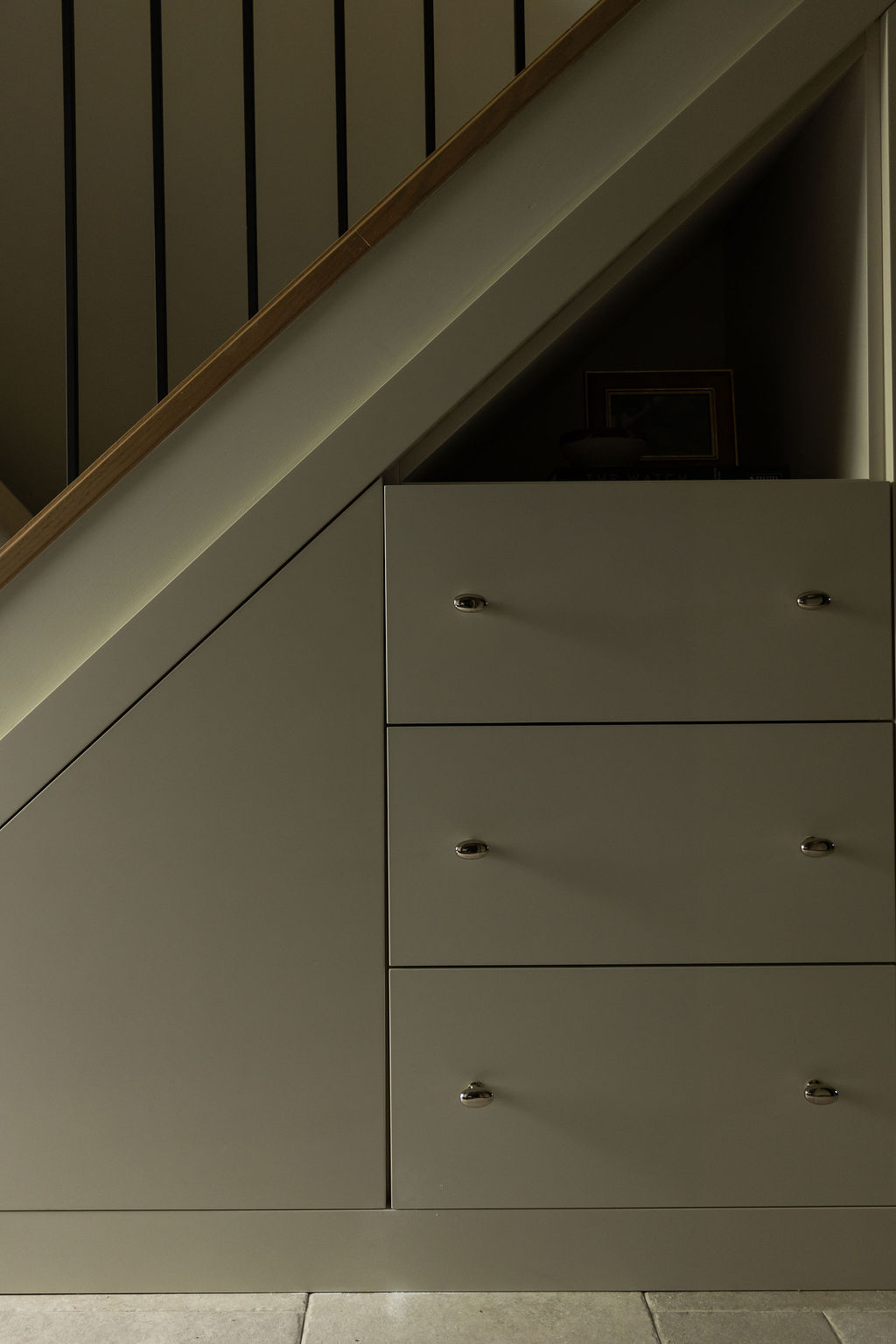 Under stairs millwork