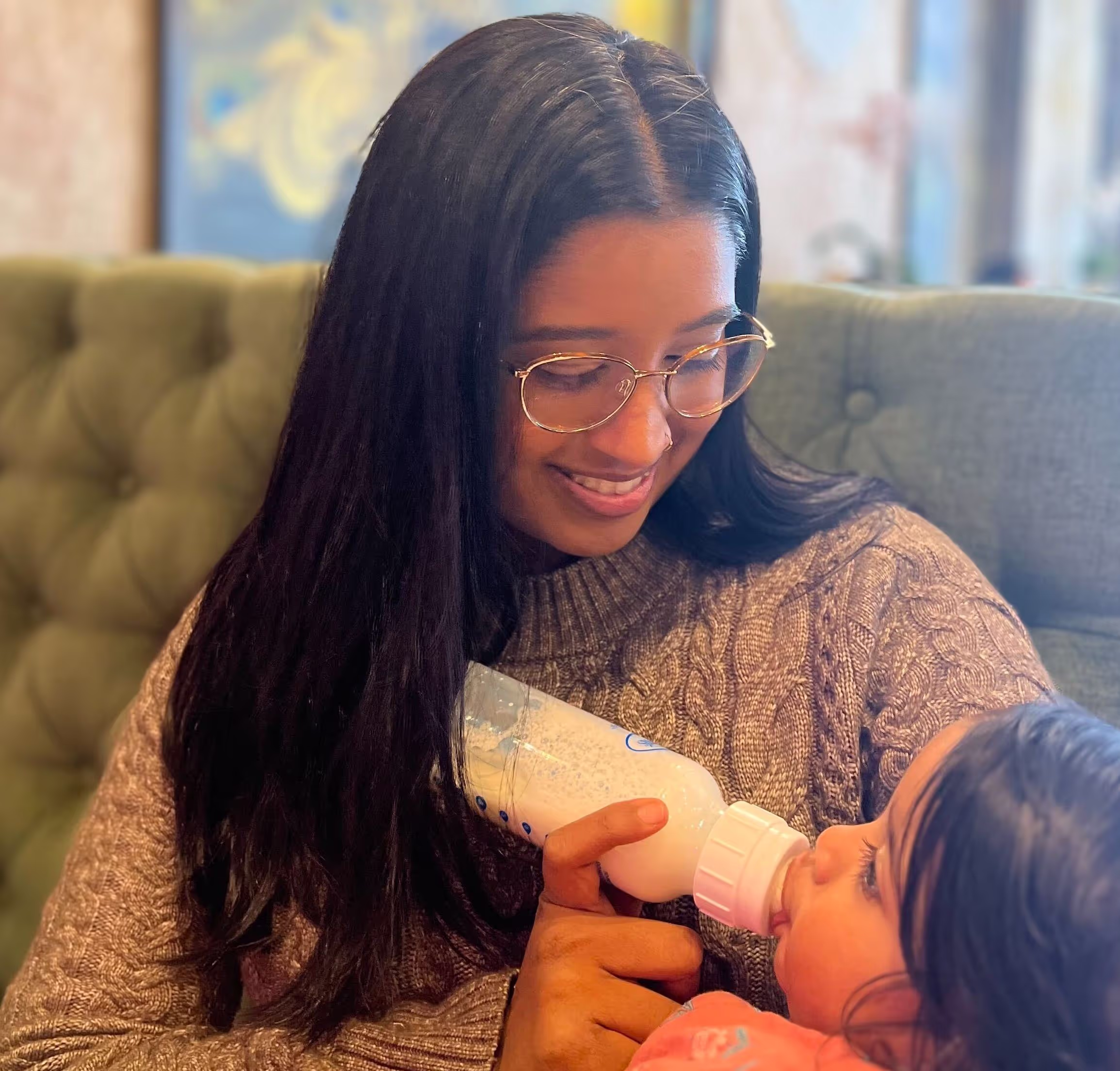 Sumia Shaikh and daughter. Credit: Sumia Shaikh