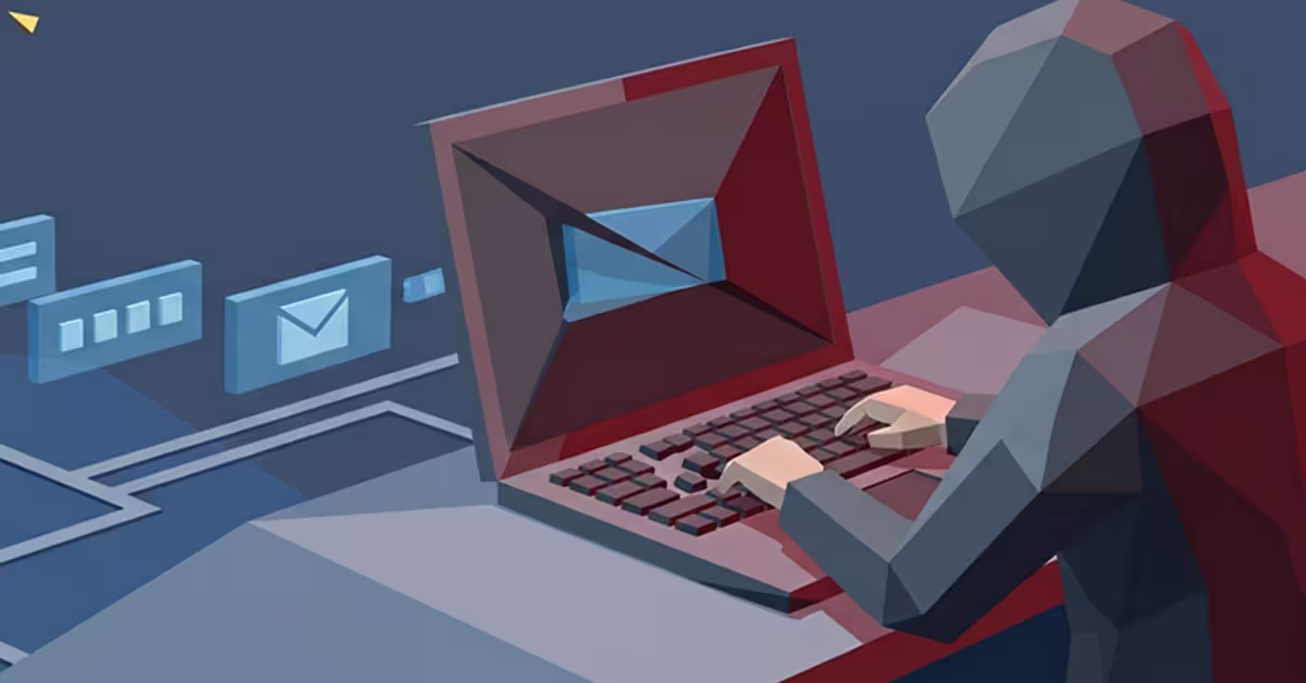 Hacker, hacking into mobile device