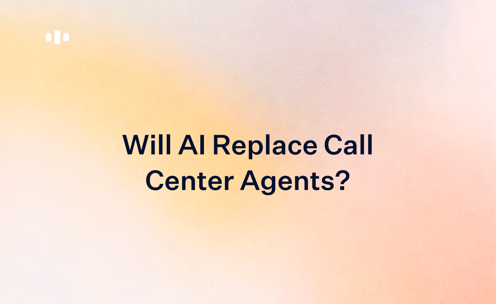 Will AI Replace Call Center Agents?