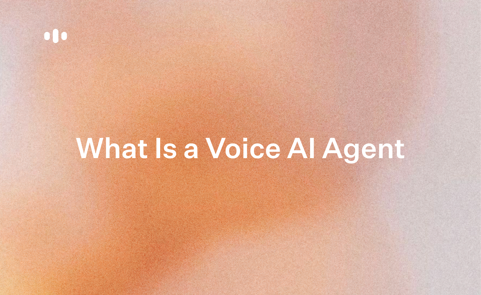 What Is an AI Voice Agent? A Simple Guide for 2026