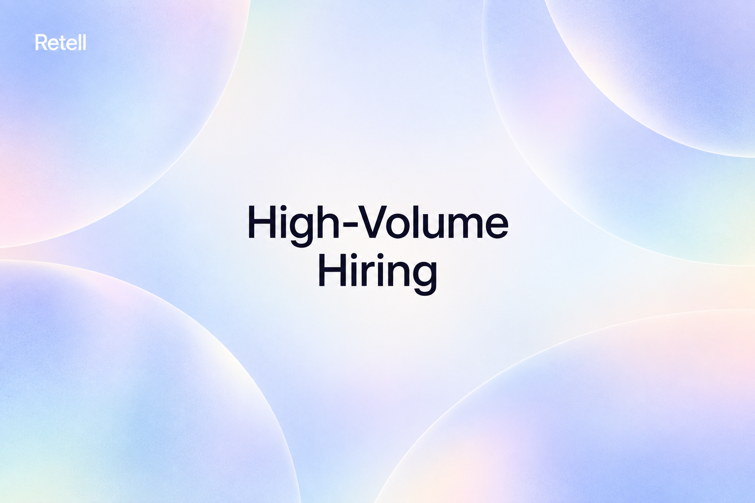 High volume hiring: screening 500 applicants a week by phone