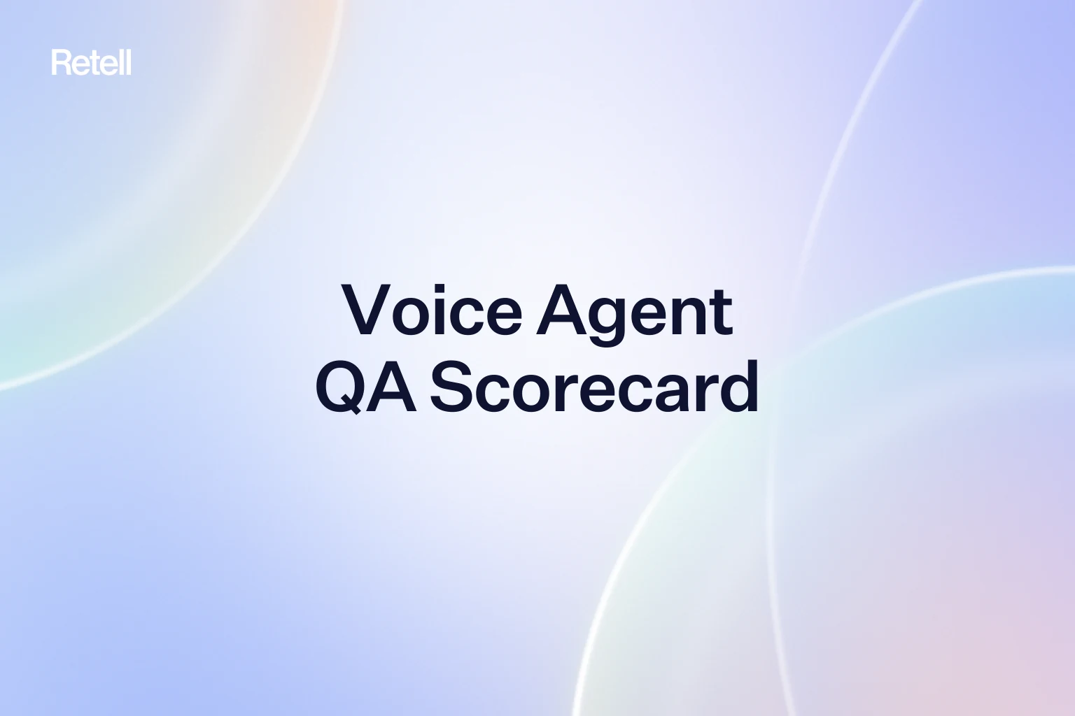 QA Scorecard Template for Voice Agent Call Quality