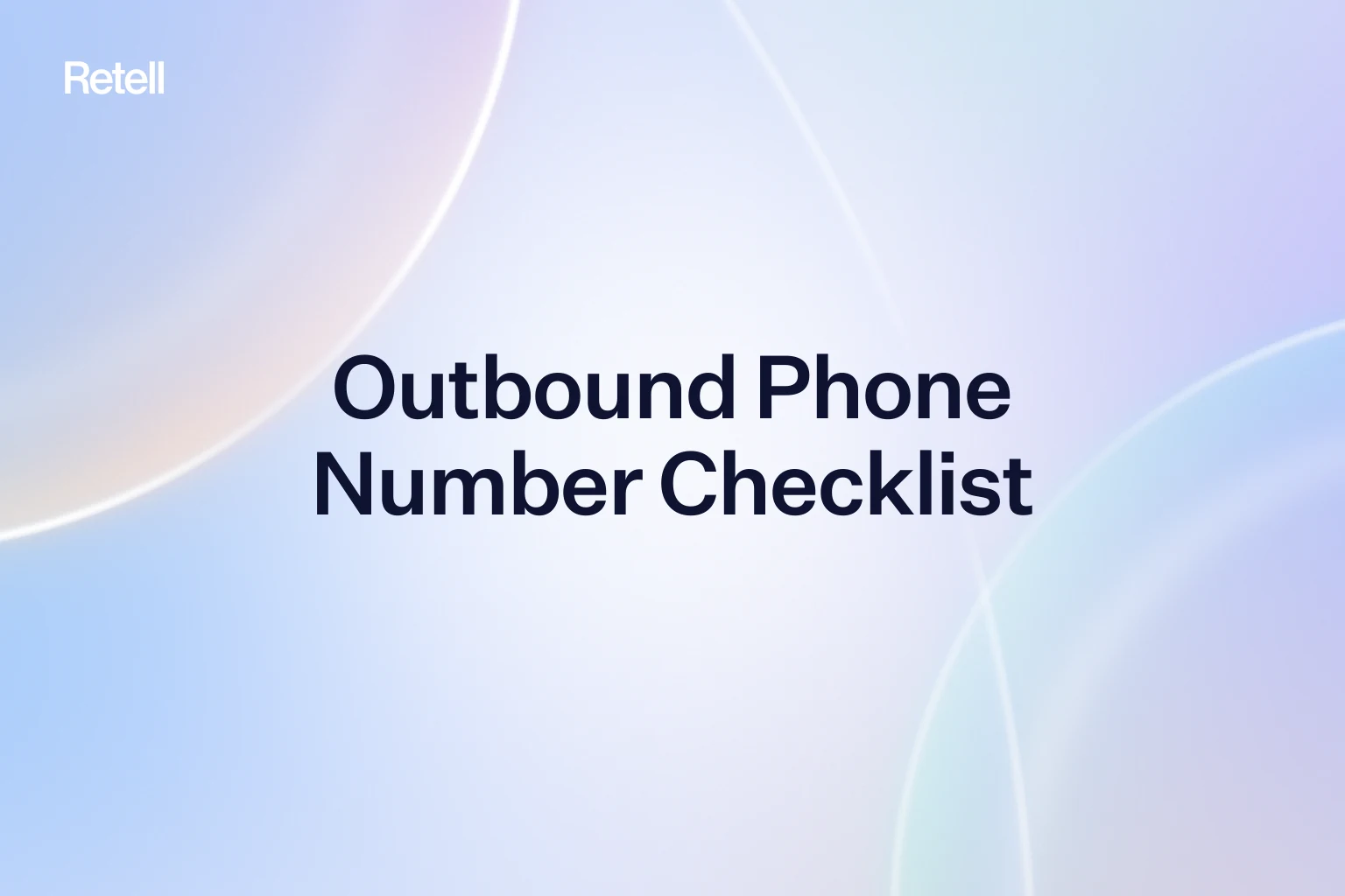 The Outbound Voice AI Phone Number Checklist